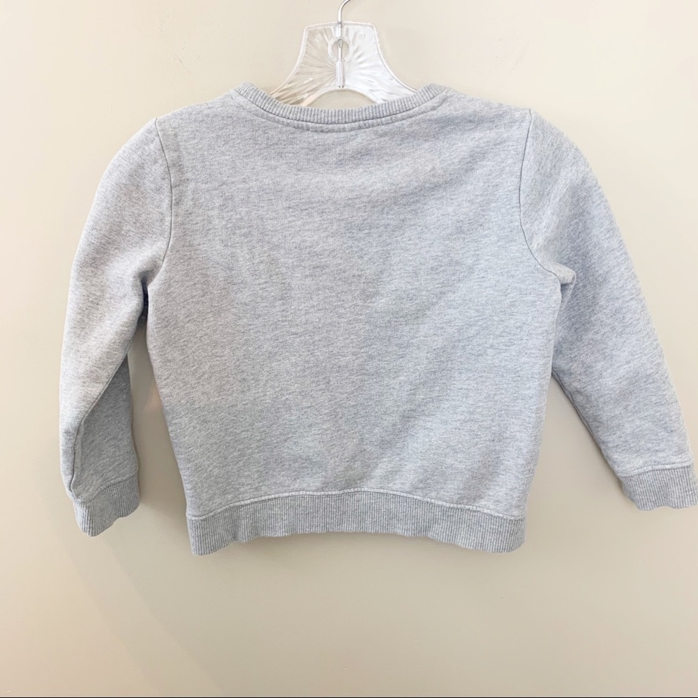 Mini Boden Floral Patchwork Gray Sweatshirt - Picture 4 of 4
